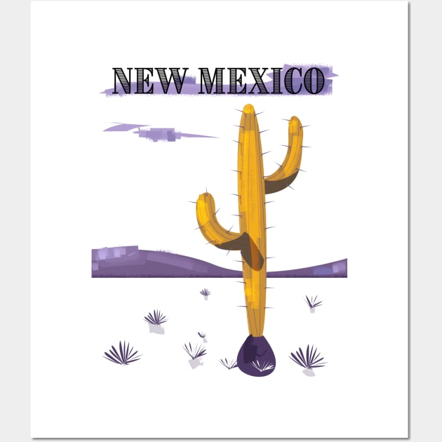 New Mexico Travel poster Wall Art by nickemporium1